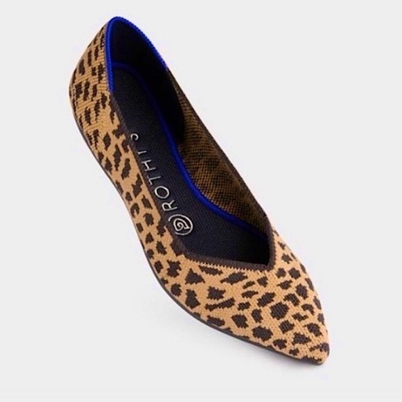 Rothy’s Léopard Print The Point Flats - Picture 2 of 7